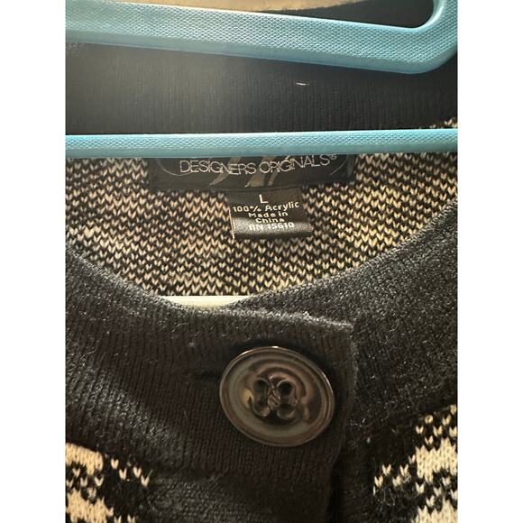 Designers Originals Houndstooth Three-Button Jacket – Size Large - Picture 4 of 5